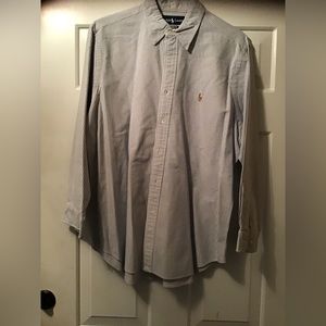NWOT Beautiful Ralph Lauren Long Sleeve Casual Button Down Shirt